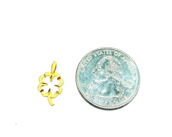 Michael Anthony Signed Solid 14k Gold Shamrock / … - image 4