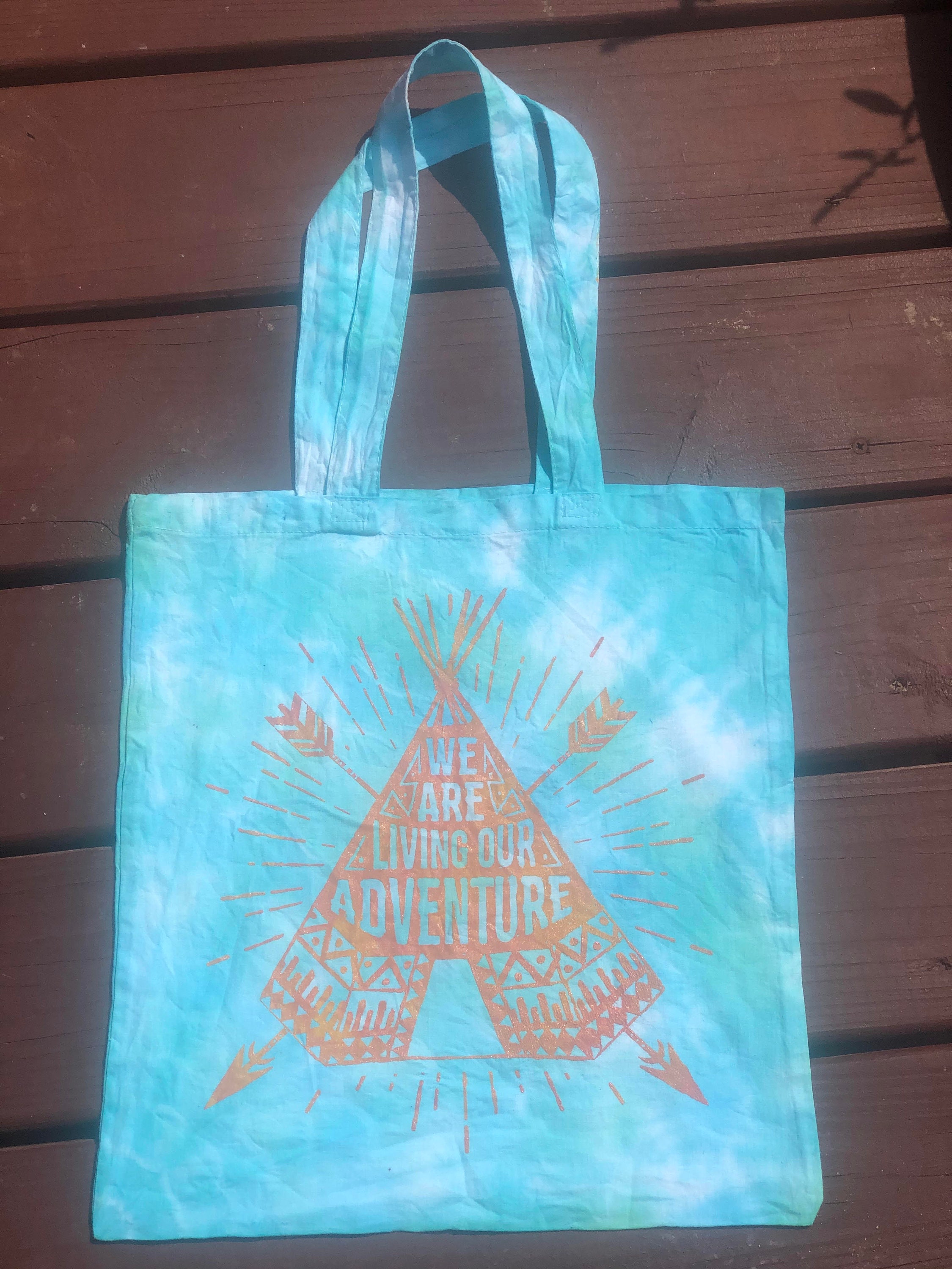 tote bag tie and dye
