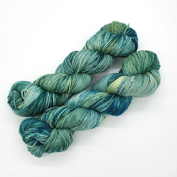 Hand-dyed Merino 100g Cashmere and Nylon Sock Yarn