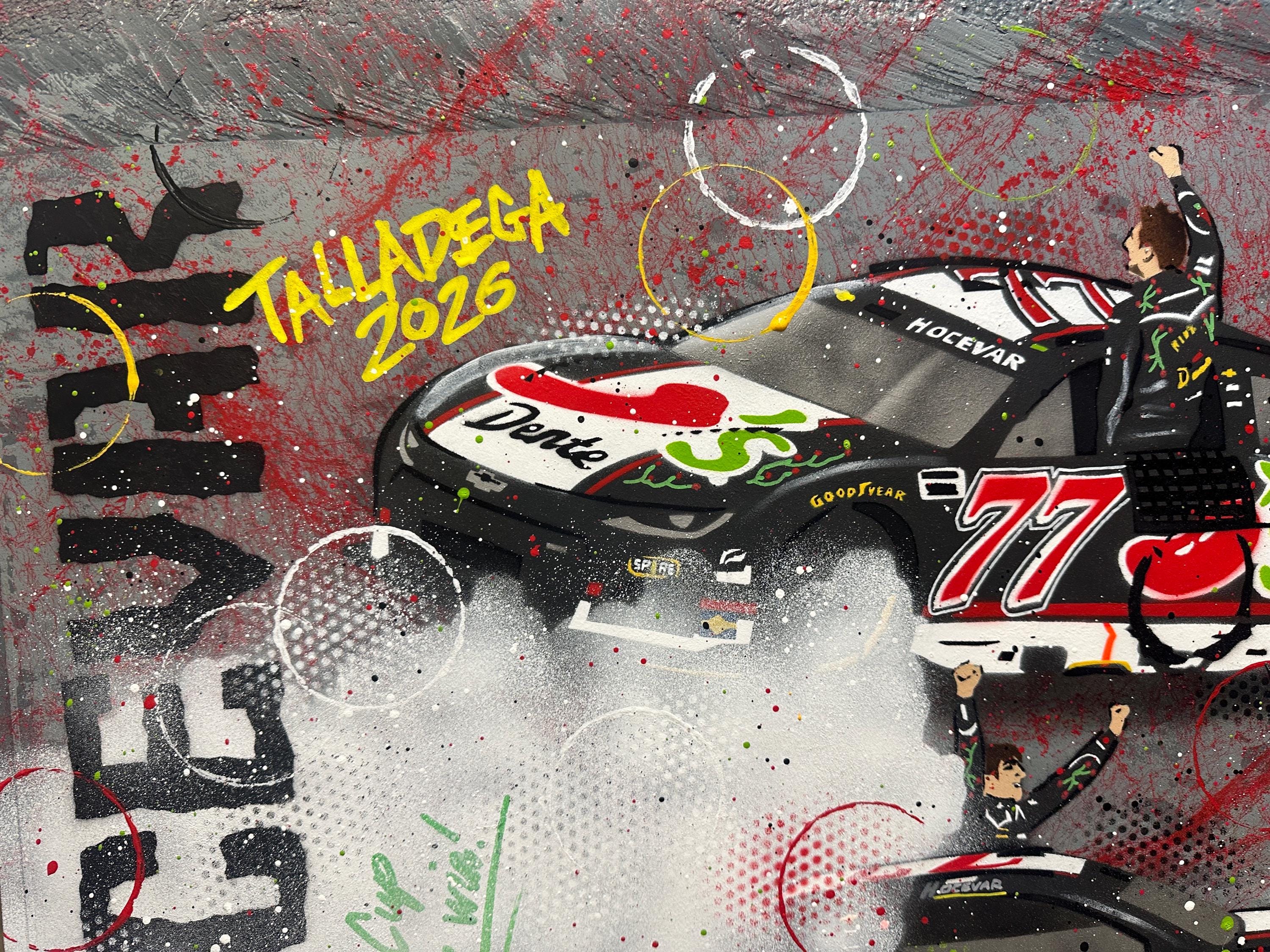 Carson In Graffiti Carson Hocevar, Talladega 2026 NASCAR - Graffiti Painting - Etsy Canada