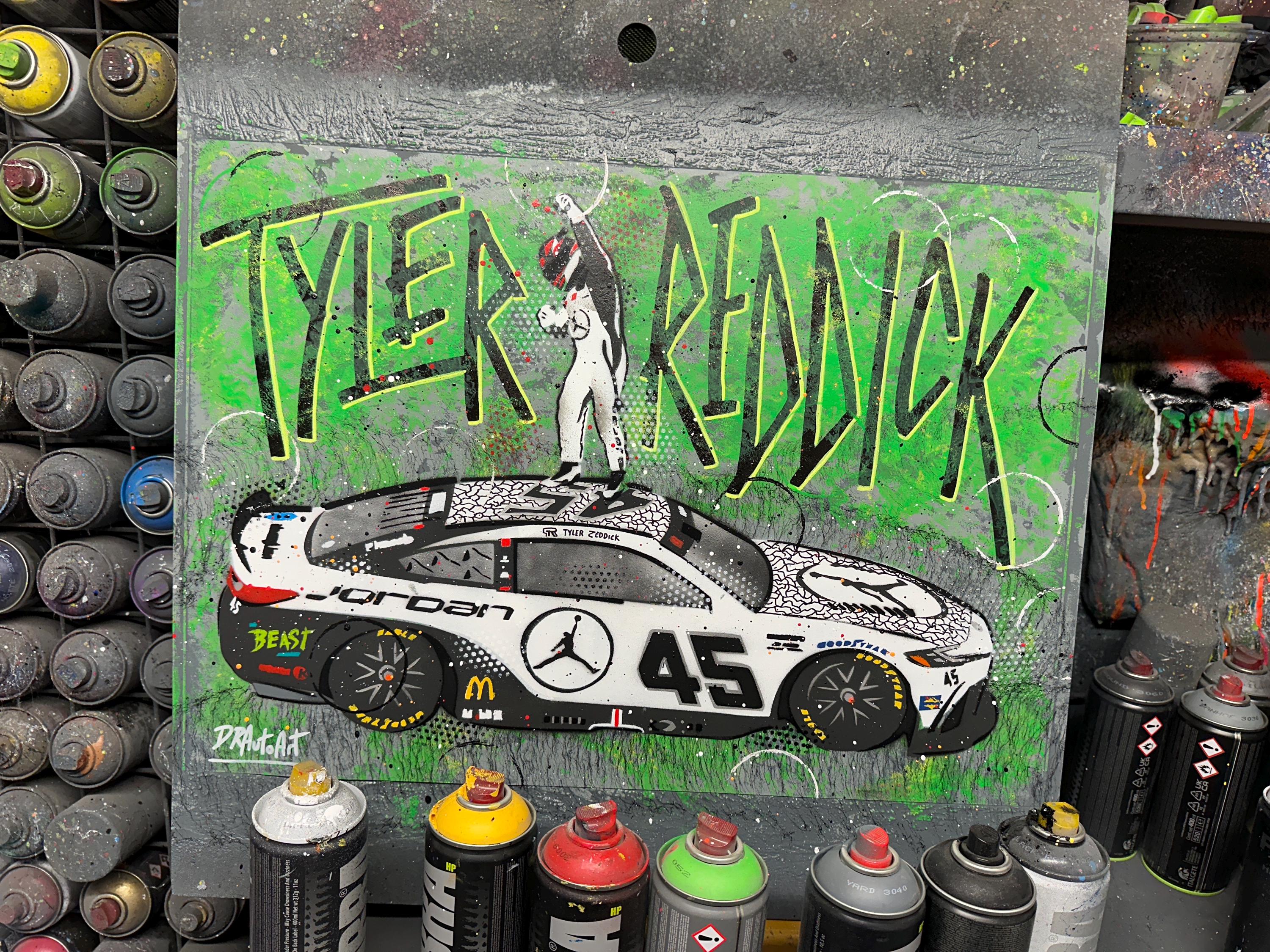 Tyler Reddick, NASCAR 23XI - Graffiti Painting - Etsy