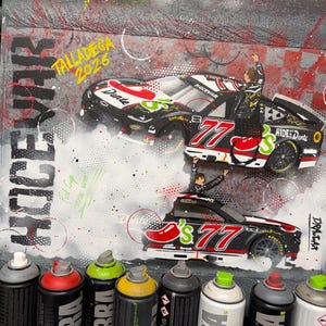 Carson Hocevar, Talladega 2026 NASCAR - Graffiti Painting