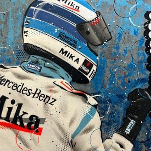 Mika Hakkinen - Pittura di graffiti