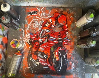 Marc Marquez, 2025 - Graffiti Painting