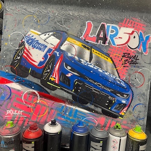 Kyle Larson, Roval 2024 NASCAR - Graffiti Painting