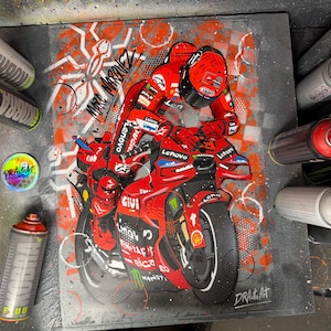 Marc Marquez, 2025 - Graffiti Painting
