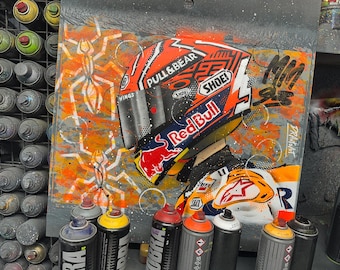 Marc Marquez - Graffiti Malerei