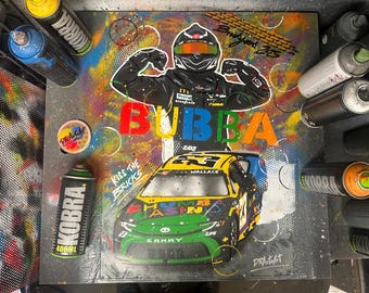 Bubba Wallace, Indianapolis 2025 NASCAR - Graffiti Painting