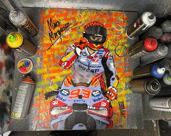 Marc Marquez, 2024 - Graffiti Painting