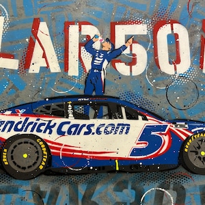 Kyle Larson, Las Vegas 400 NASCAR - Graffiti Painting