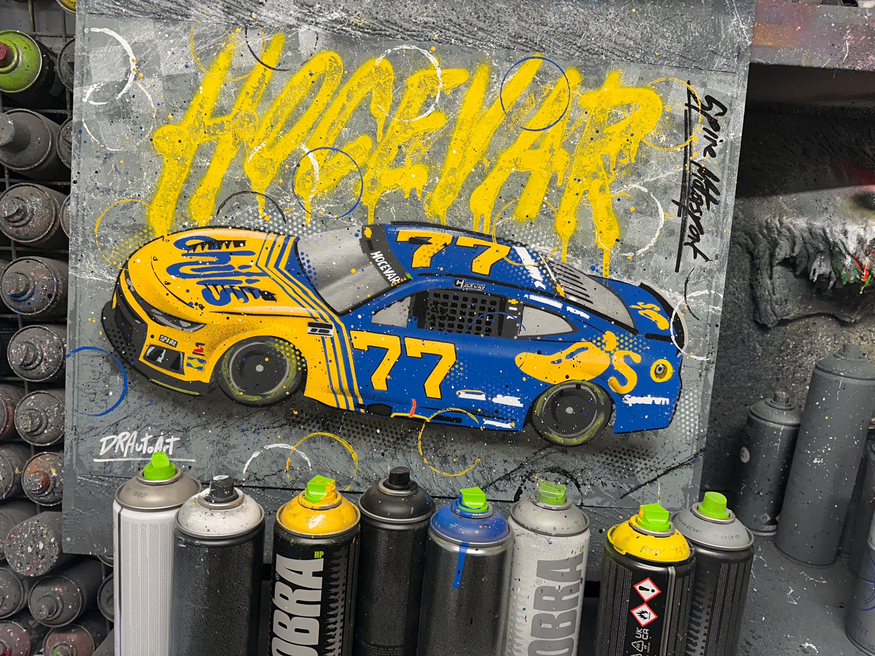 Carson In Graffiti Carson Hocevar, Darlington 2026 NASCAR - Graffiti Painting - Etsy