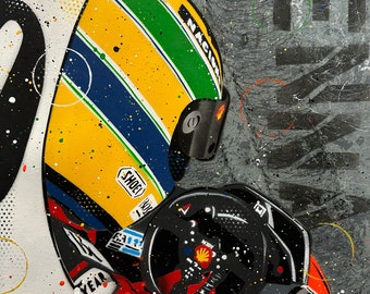 Ayrton Senna - Graffiti Painting