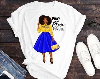 Sigma Gamma Rho T-Shirt, Sigma T-Shirt, Blue and Gold T-Shirt, Rhoyalty T-Shirt, Sublimation T-Shirt