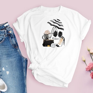 Fashionista Woman Custom Sublimation Ladies T-Shirt
