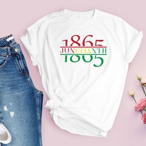 Juneteenth 1865 Independence Sublimation Unisex T-Shirt
