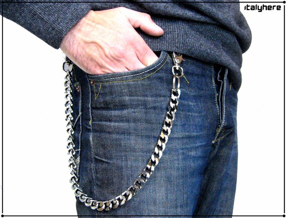FancyYarnsItaly Pants Chain, Luxury Gourmet Model, Men's Keyring cm.55