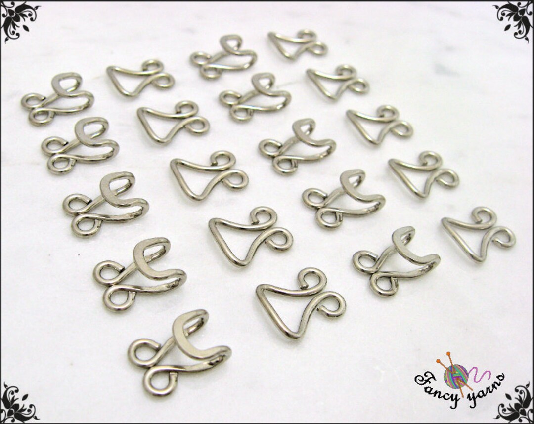 10 Hooks and Eyelets for Bustier and Corsets Made of Brass Etsy UK