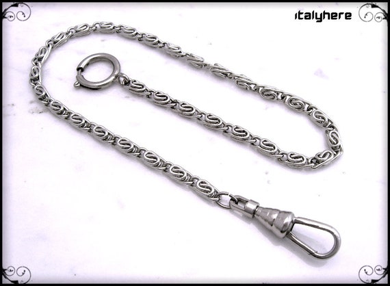 Cadena Acero Inoxidable Cadena Cadena Eslabones Cadena Figaro 6 Modelle Plata