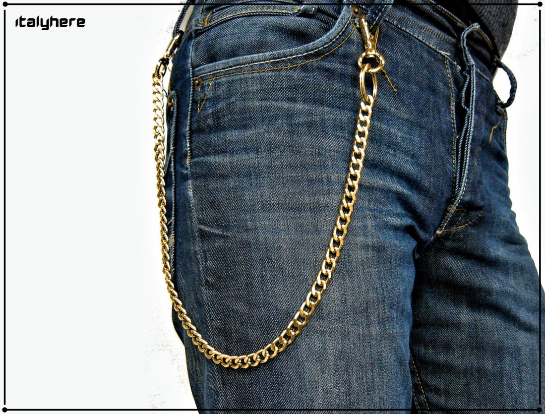 Bird Skull Jean Chains/ Steampunk Belt Chains/ Clip in Belt Chain / Skull Chain / Curb Chain