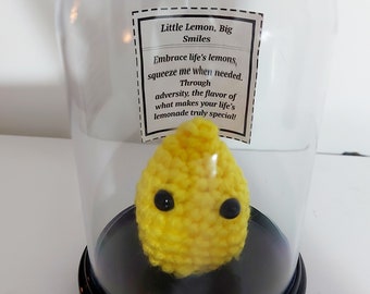 Little Lemon, Big Smiles | Amigurumi handmade | Positivity encouragement gift