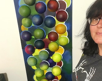 Grape 3D Painting: Colorful Kitchen Wall Decor