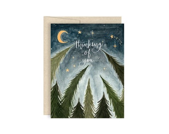 Thinking Of You Card - Botanical Card - Support Card - Friend Card - Sympathy Card - Encouragement Card