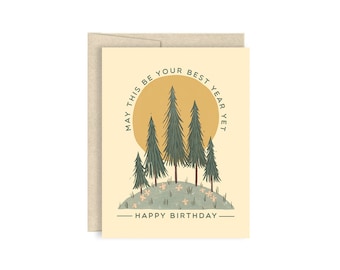 Best Year Yet - Birthday Card - Celebration Card - Graduation Card - Wedding Card