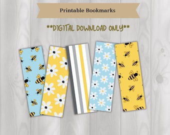 Printable bookmarks - spring