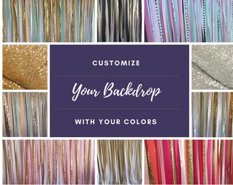 Garland Backdrop Etsy