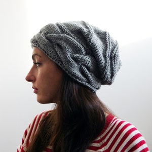 Knitted Hat Large Women Oversized Hat winter Big Baggy Hat Winter Adult Teen Fashion Knit Slouchy Hat Big Hat in many colours Slouchy beanie