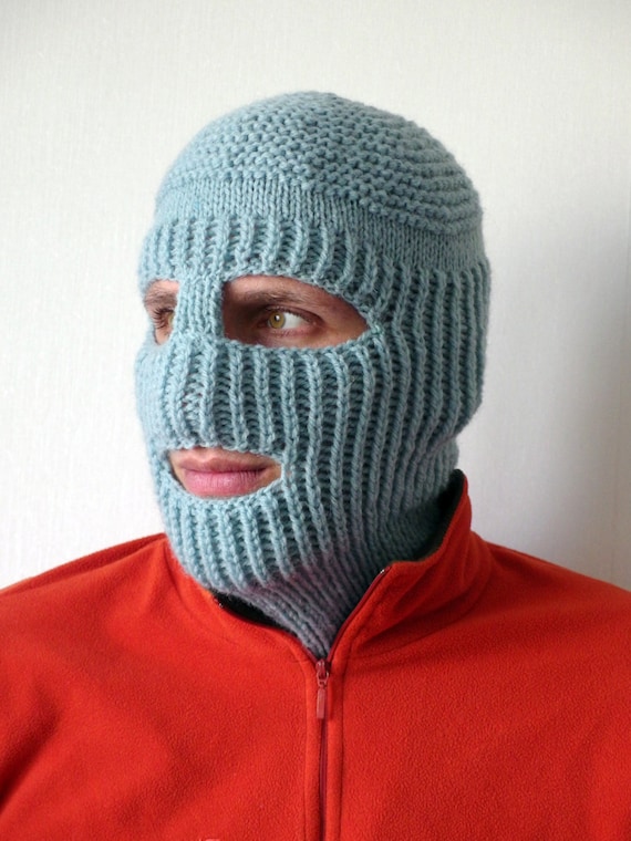 Knit Ski Mask Hat, Balaclava Full Face Ski Mask, Winter Sports Hat,  Outdoors Gift, Christmas Gift, Strange and Unique Ski Mask Mens Winter 