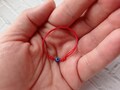 Baby protection bracelet, Red Bracelet For Baby, Adjustable Protection, Blue bead, evil eye bracelet, Red String Bracelet, newborn bracelet
