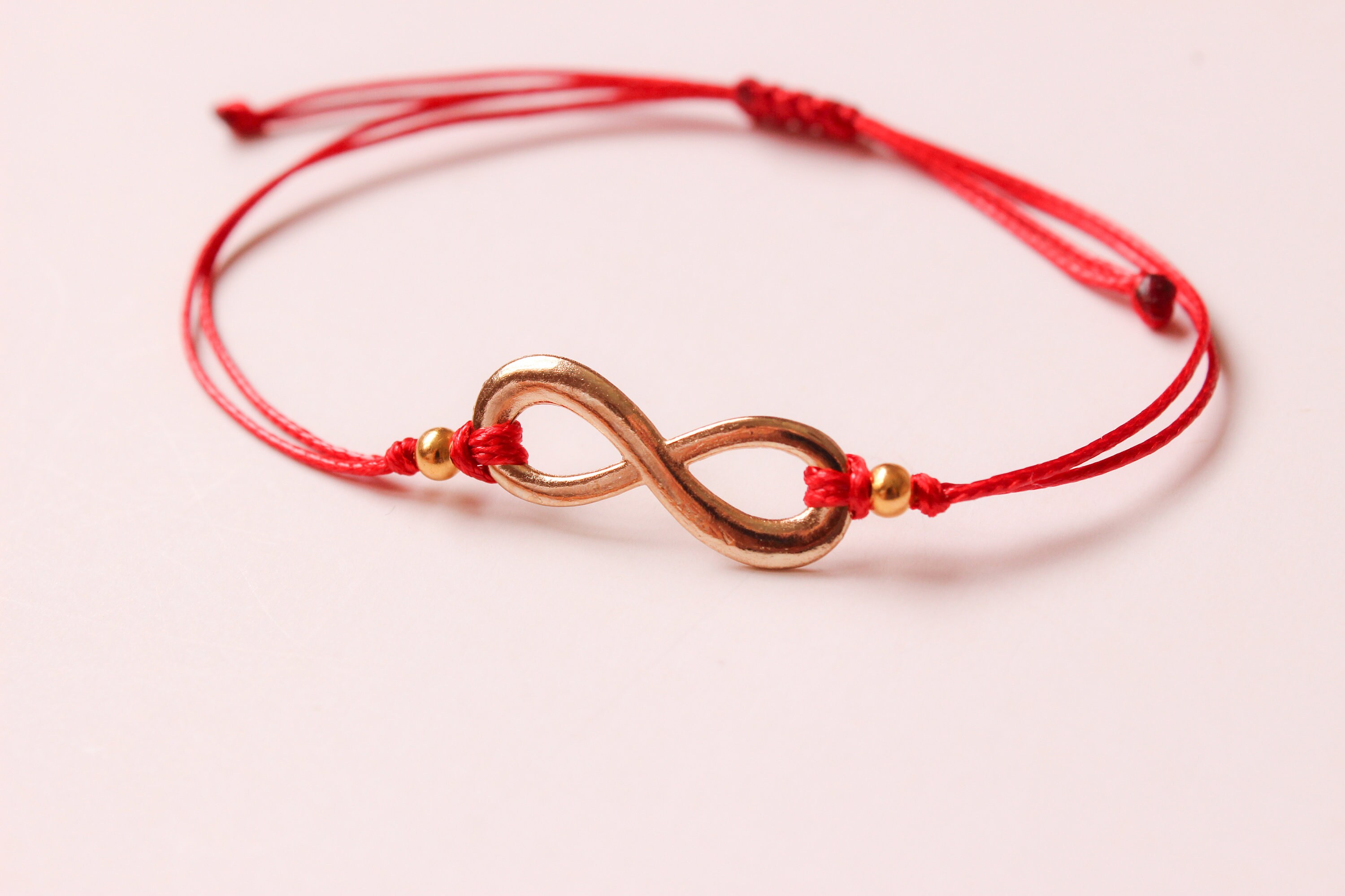 Red infinity bracelet sale