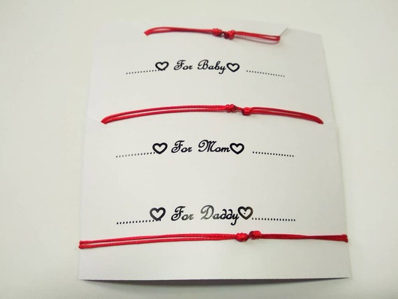 Pulseras Familiares Mama Y Yo Papa Mama Bebe Proteccion De Etsy