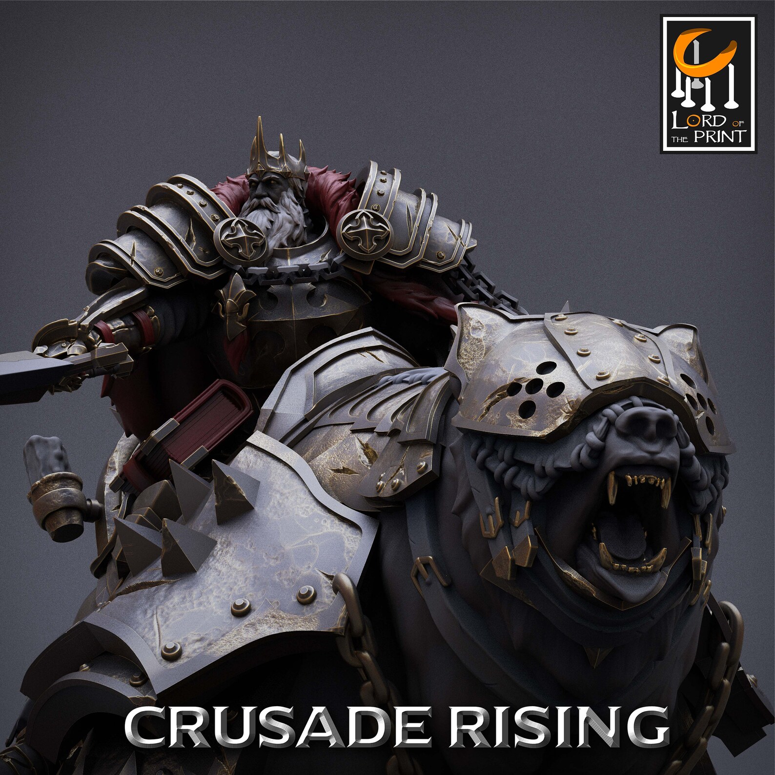 Templar King - Crusade Rising - Rescale Miniatures - Etsy