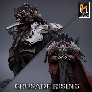 Templar King - Crusade Rising - Rescale Miniatures