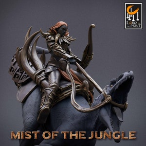 Raptor Mounts - Mist of the Jungle - Rescale Miniatures - With Options