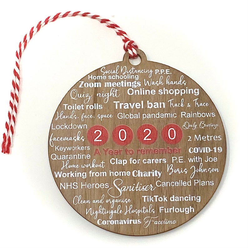 Lockdown 2020 Christmas Tree Decoration Ornament Bauble Etsy UK
