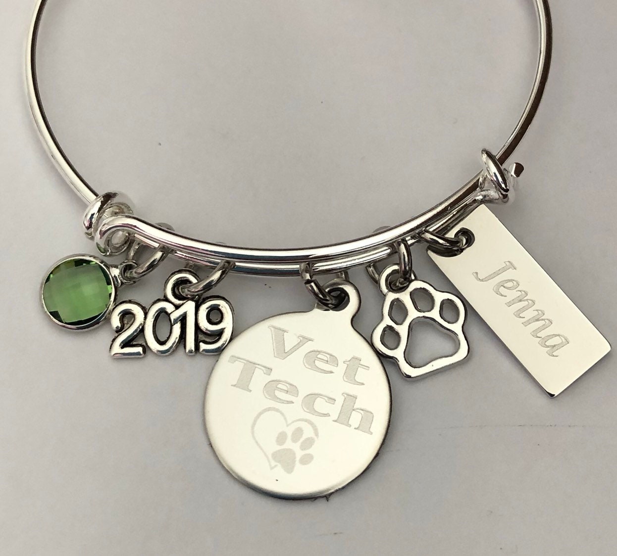 Personalized Bracelet for Your Trusty Veterinary Technician