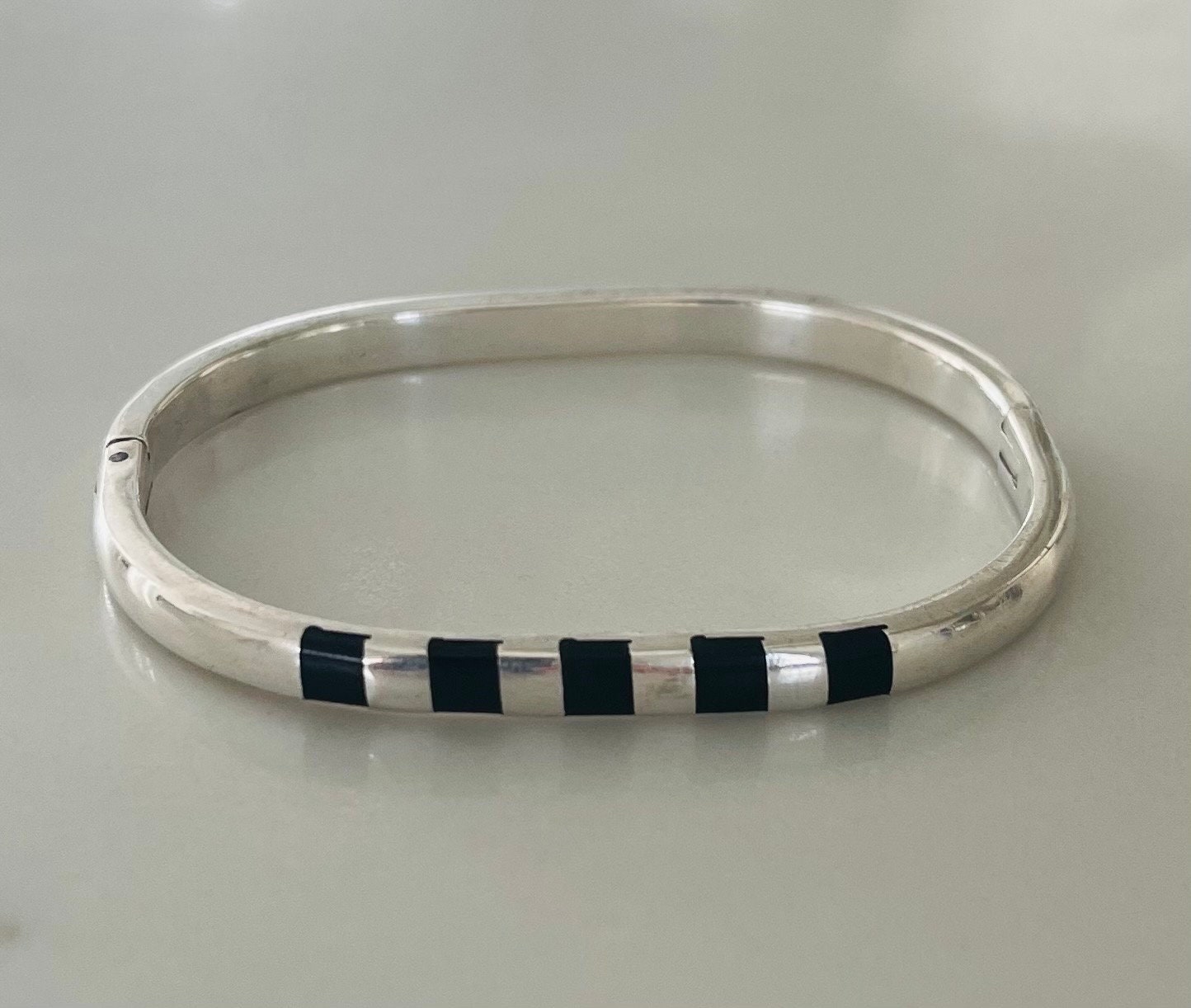 925 Mexico Sterling Silver Vintage Bracelet Bangle-mexico 925 Mexico Sterling Silver Vintage Bracelet Bangle-mexico