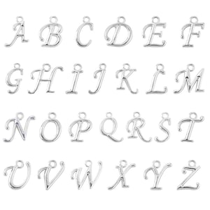 Initial add on-to be purchased only with a bracelet or necklace in my shop-Letter or number add-ons, engraved heart-initial charm