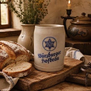 Vintage German Beer Stein Blue - Etsy