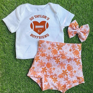 Baby Bummies, football bummies , kids football outfits, Bummies, custom kids clothing, popstar Bummies, football season, football outfits,
