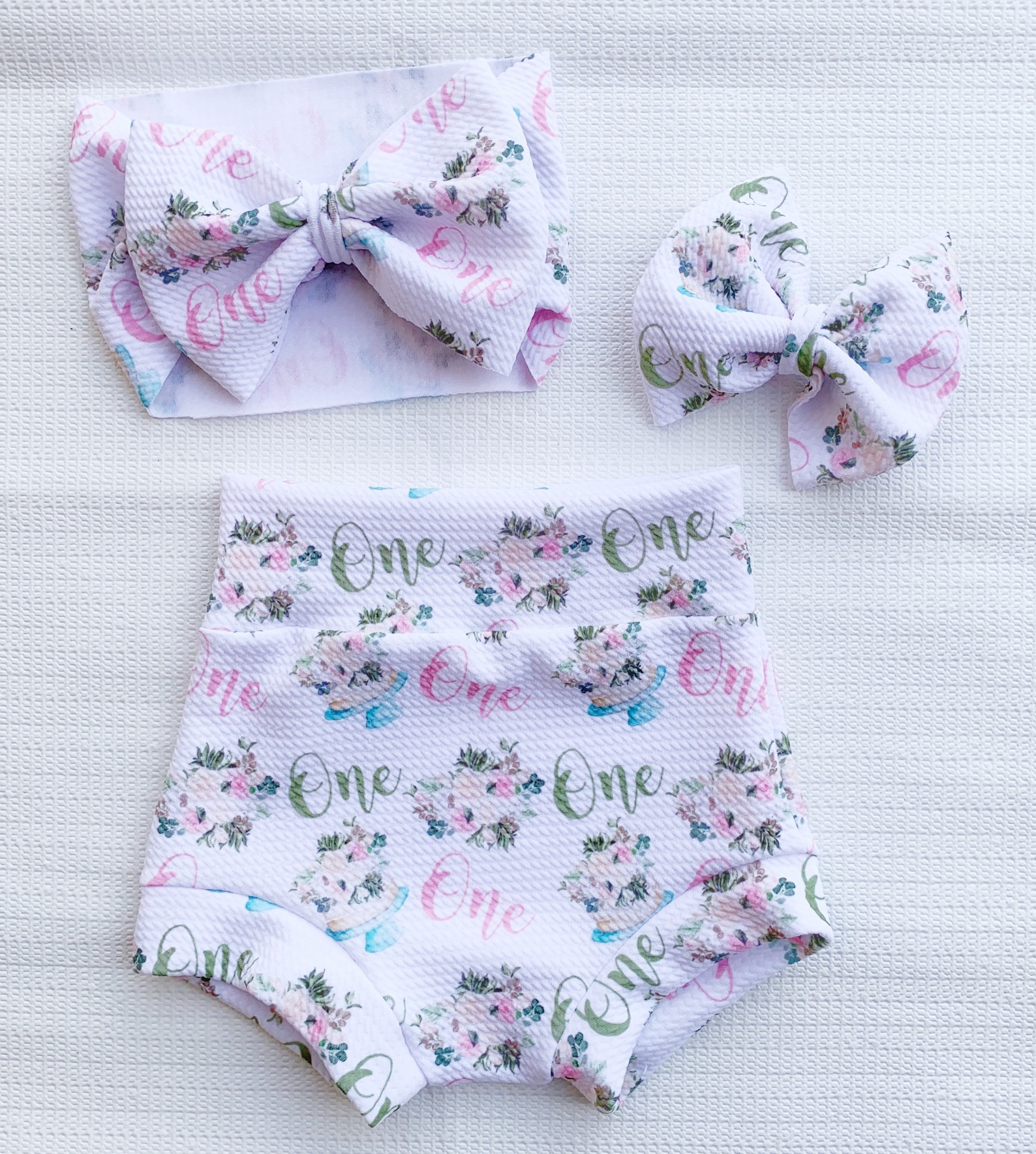 High Waisted Baby Bummies First Birthday Bummies Etsy