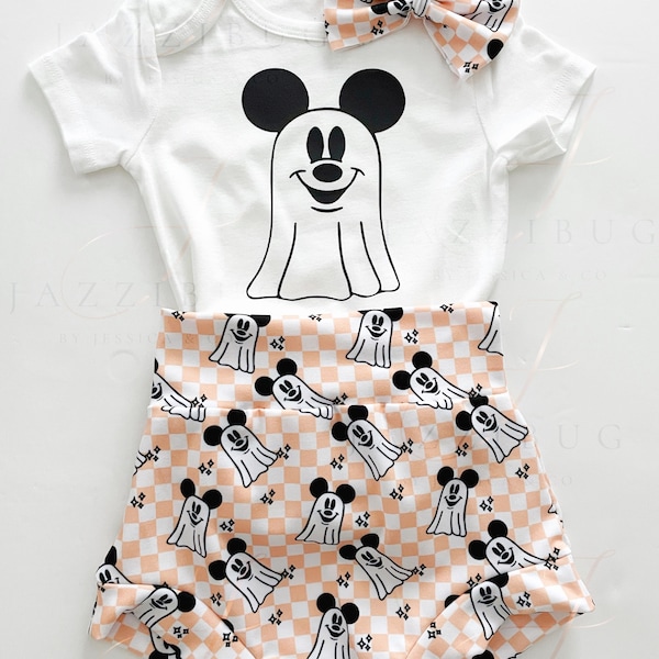 Baby Bummies, first birthday set  , Halloween bummies, Halloween, baby clothing sets, toddler Bummies, custom kids clothing, ghost bummie