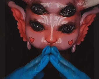 Het DEMON PSYCHEDELICA-horrormasker