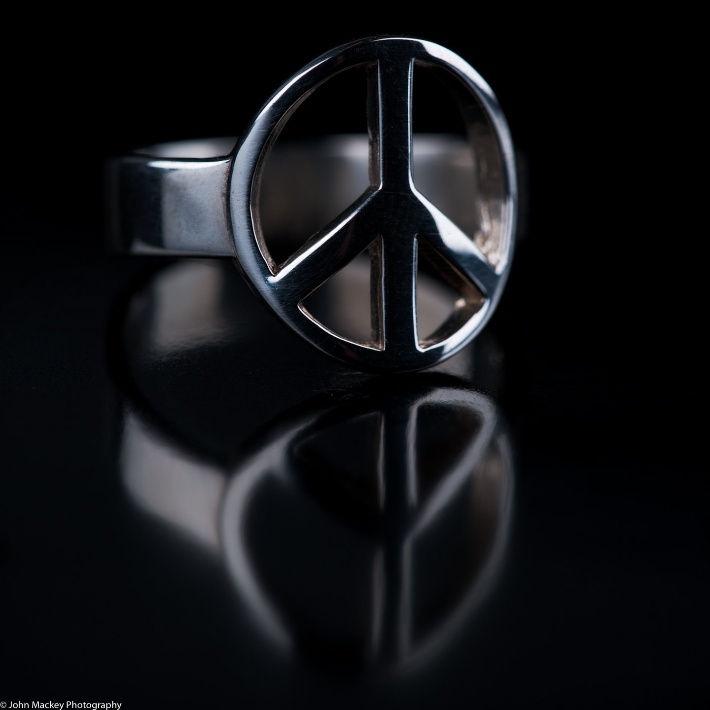 Peace Sign Ring Sterling Silver Peace Ring Custom Made Peace Ring Boho