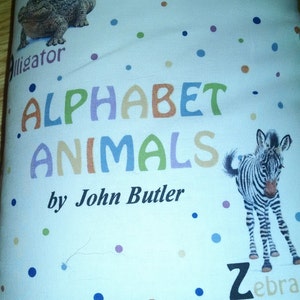 Alphabet Animals Cloth Book    BK150138