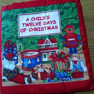 A Child&#39;s Twelve Days of Christmas Cloth Book  BK150002