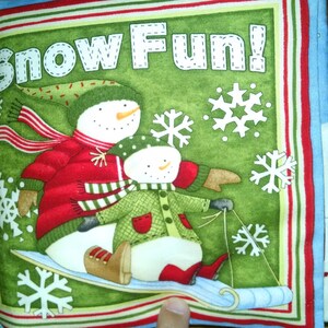 SNOW FUN Cloth book: Item BK150065